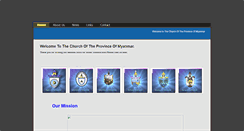 Desktop Screenshot of anglicanmyanmar.org